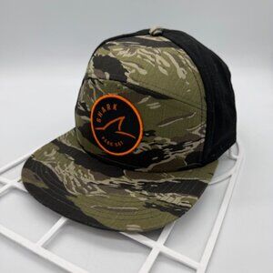 Shark Face Gear Camo Snapback Trucker Hat